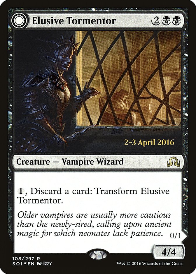 Elusive Tormentor // Insidious Mist [Shadows over Innistrad Prerelease Promos] - The Mythic Store | 24h Order Processing