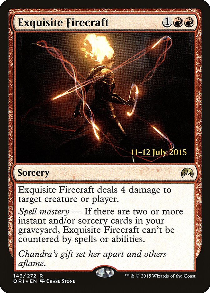 Exquisite Firecraft [Magic Origins Prerelease Promos] - The Mythic Store | 24h Order Processing