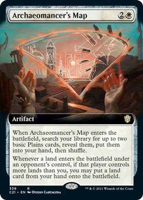 Archaeomancer's Map (Extended Art) [Commander 2021] - The Mythic Store | 24h Order Processing