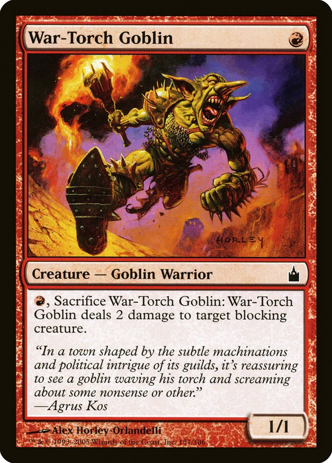 War-Torch Goblin [Ravnica: City of Guilds] - The Mythic Store | 24h Order Processing