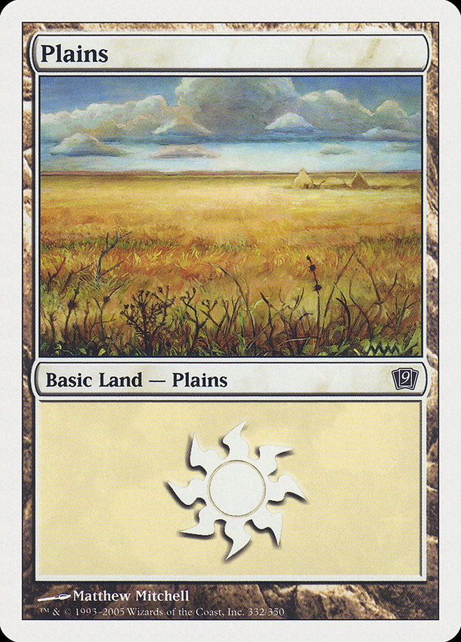 Plains (332) [Ninth Edition] - The Mythic Store | 24h Order Processing