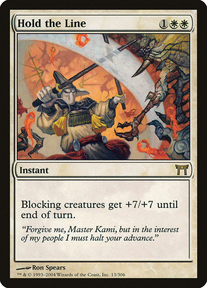 Hold the Line [Champions of Kamigawa] - The Mythic Store | 24h Order Processing