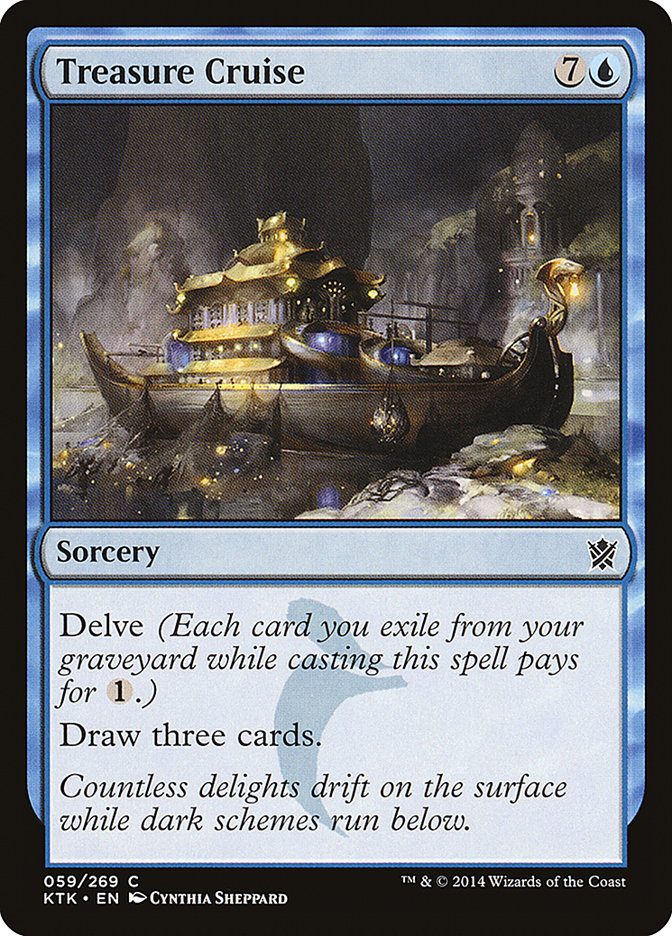 Treasure Cruise [Khans of Tarkir] - The Mythic Store | 24h Order Processing