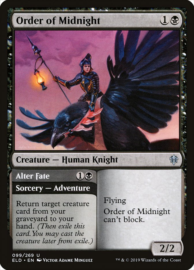 Order of Midnight // Alter Fate [Throne of Eldraine] - The Mythic Store | 24h Order Processing
