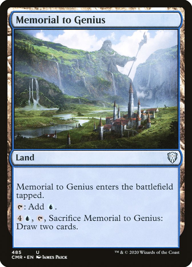 Memorial to Genius [Commander Legends] - The Mythic Store | 24h Order Processing