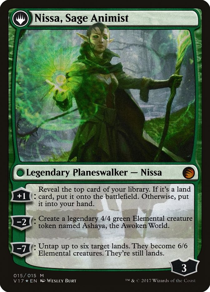 Nissa, Vastwood Seer // Nissa, Sage Animist [From the Vault: Transform] - The Mythic Store | 24h Order Processing