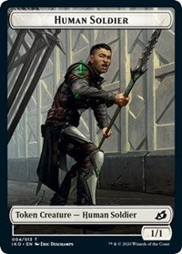 Human Soldier (004) // Zombie Double-Sided Token [Commander 2020 Tokens] - The Mythic Store | 24h Order Processing