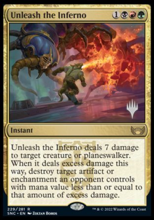 Unleash the Inferno (Promo Pack) [Streets of New Capenna Promos] - The Mythic Store | 24h Order Processing