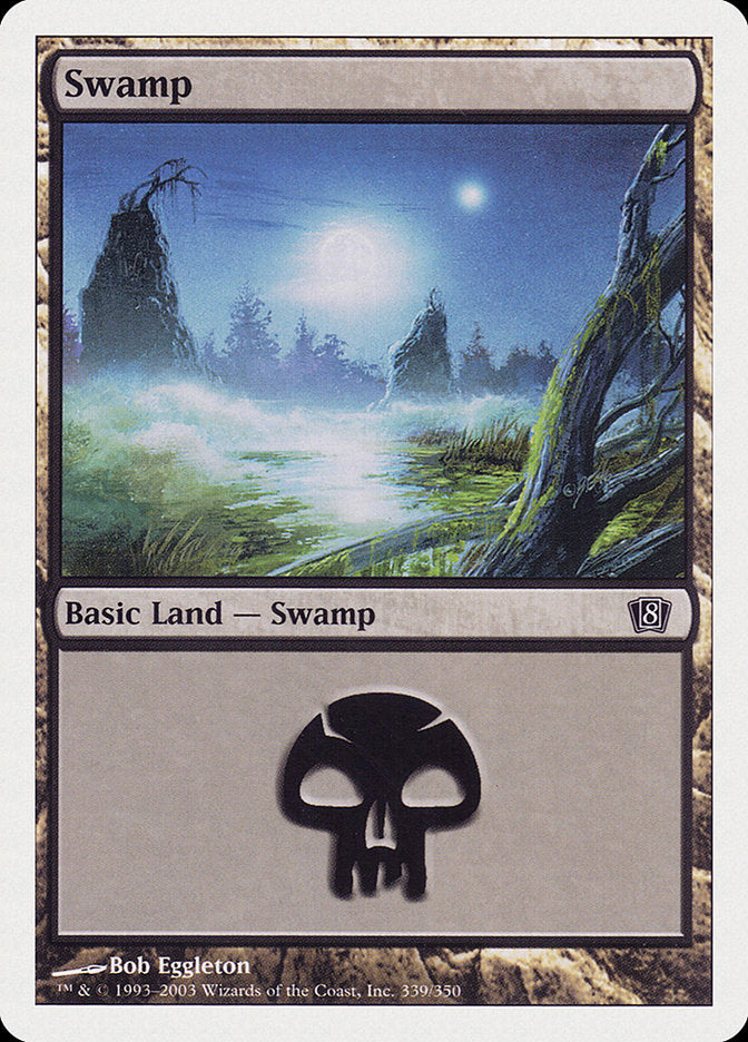 Swamp (339) [Eighth Edition] - The Mythic Store | 24h Order Processing