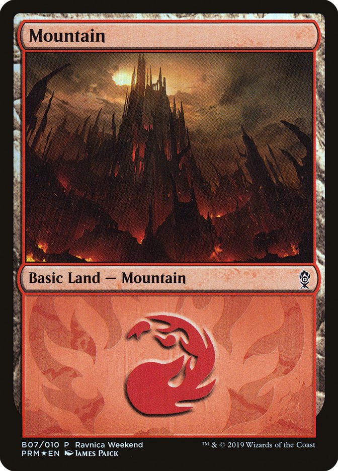 Mountain (B07) [Ravnica Allegiance Guild Kit] - The Mythic Store | 24h Order Processing