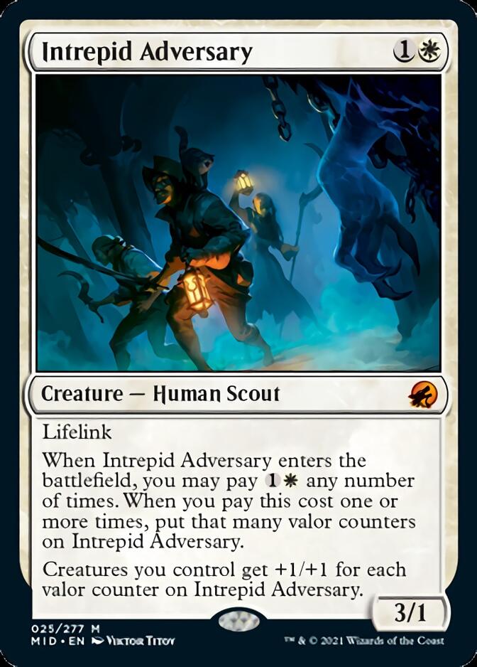 Intrepid Adversary [Innistrad: Midnight Hunt] - The Mythic Store | 24h Order Processing