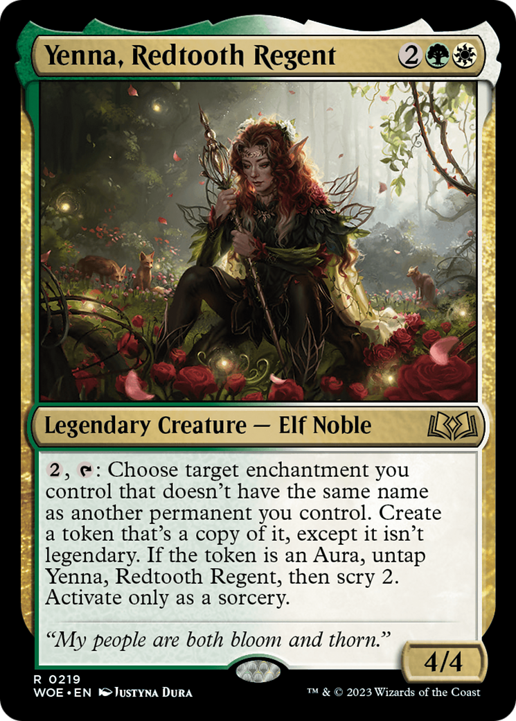 Yenna, Redtooth Regent [Wilds of Eldraine Prerelease Promos] - The Mythic Store | 24h Order Processing