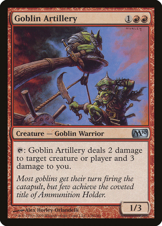 Goblin Artillery [Magic 2010] - The Mythic Store | 24h Order Processing