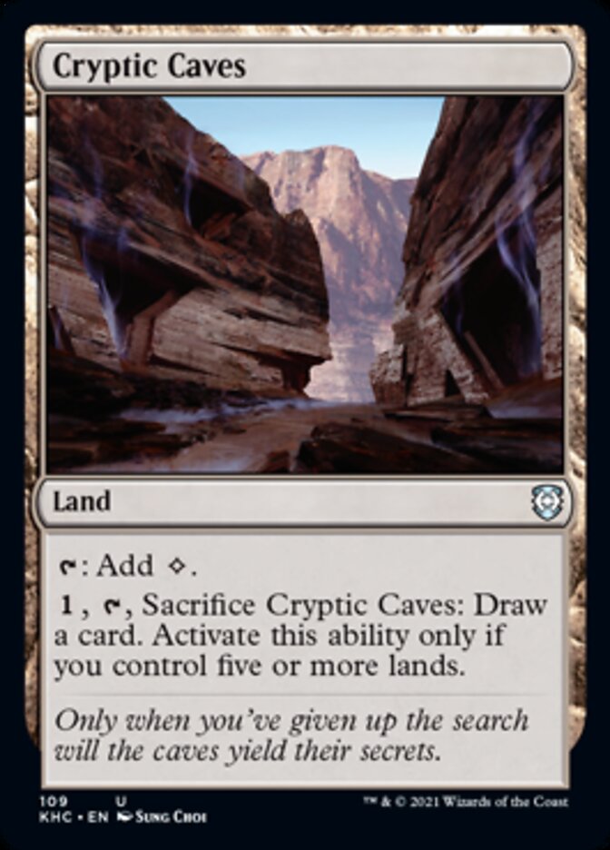 Cryptic Caves [Kaldheim Commander] - The Mythic Store | 24h Order Processing