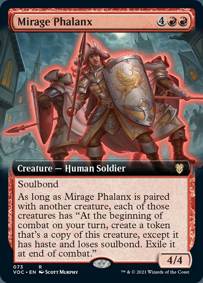 Mirage Phalanx (Extended Art) [Innistrad: Crimson Vow Commander] - The Mythic Store | 24h Order Processing