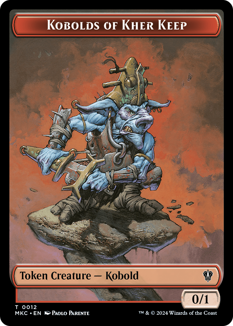 Gold // Kobolds of Kher Keep Double-Sided Token [Murders at Karlov Manor Commander Tokens] - The Mythic Store | 24h Order Processing