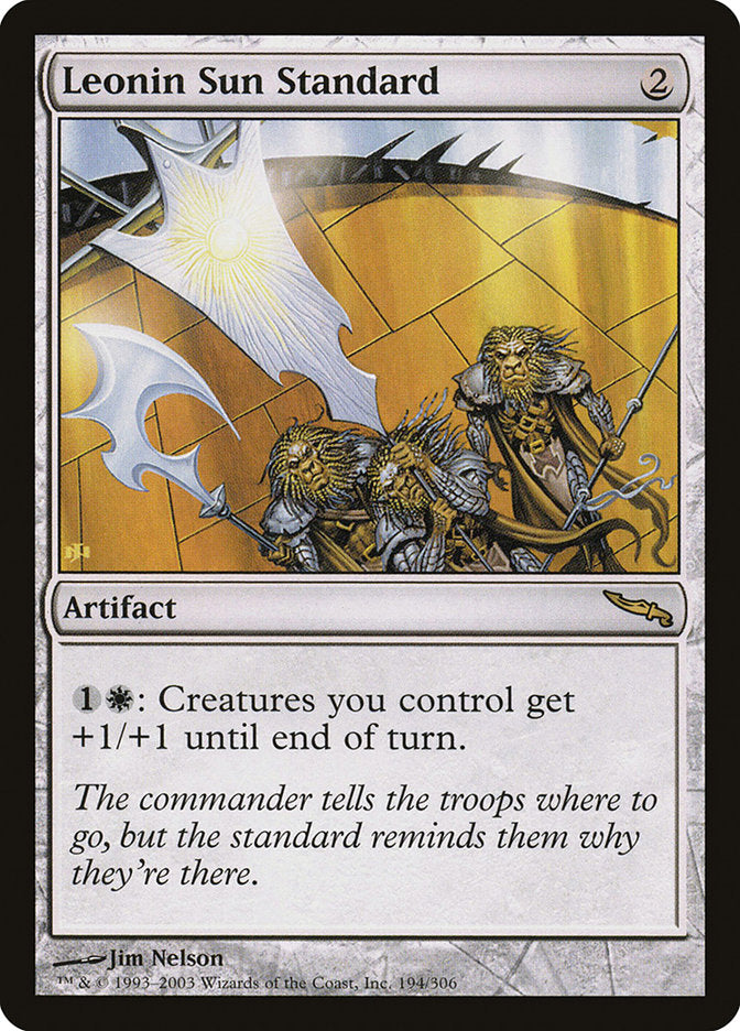 Leonin Sun Standard [Mirrodin] - The Mythic Store | 24h Order Processing