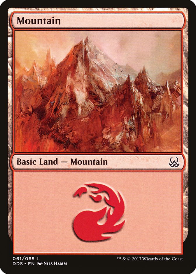 Mountain (61) [Duel Decks: Mind vs. Might] - The Mythic Store | 24h Order Processing