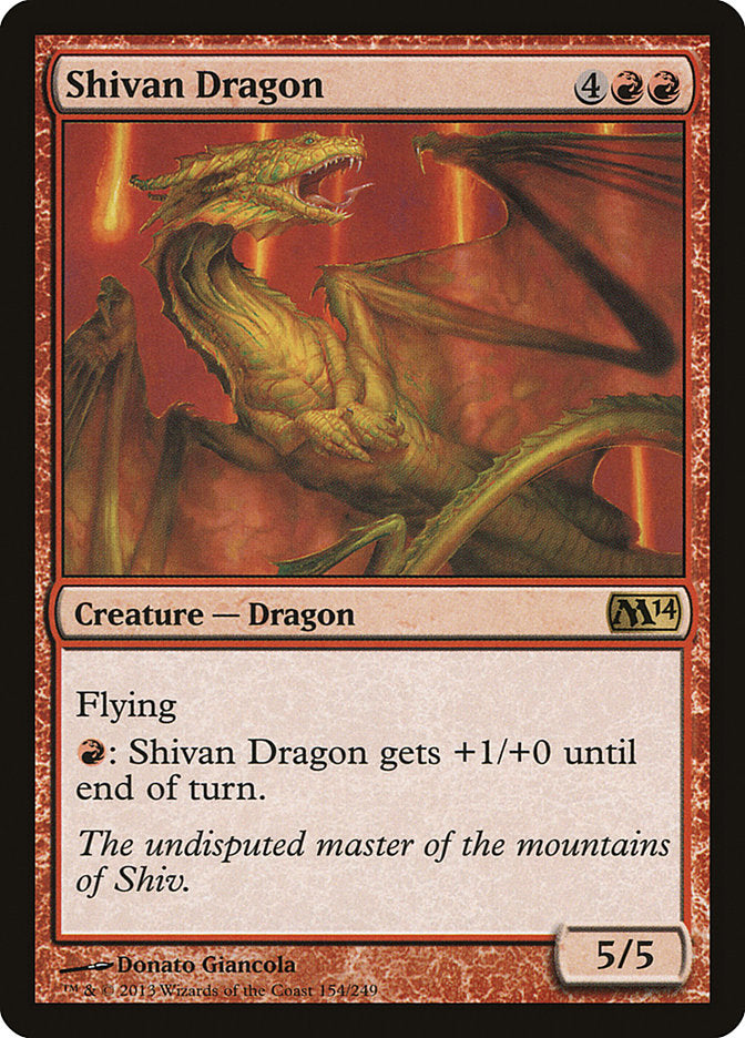 Shivan Dragon [Magic 2014] - The Mythic Store | 24h Order Processing