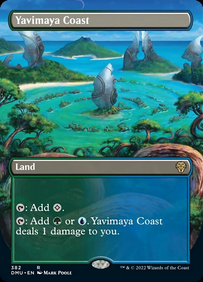 Yavimaya Coast (Borderless Alternate Art) [Dominaria United] - The Mythic Store | 24h Order Processing
