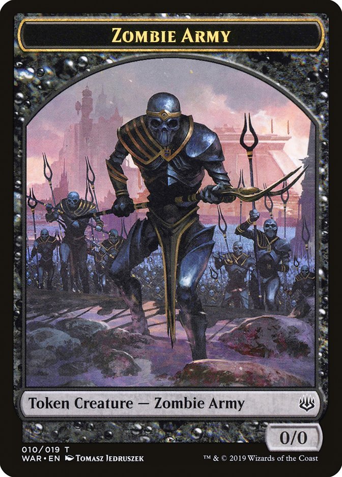 Zombie Army Token (010/019) [War of the Spark Tokens] - The Mythic Store | 24h Order Processing