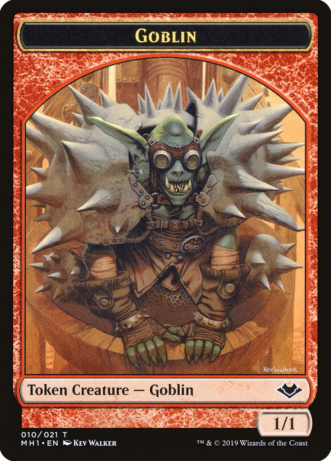 Goblin (010) // Golem (018) Double-sided Token [Modern Horizons Tokens] - The Mythic Store | 24h Order Processing