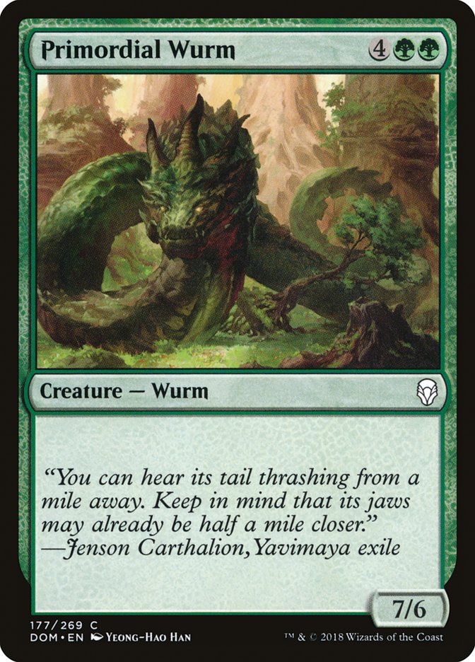 Primordial Wurm [Dominaria] - The Mythic Store | 24h Order Processing