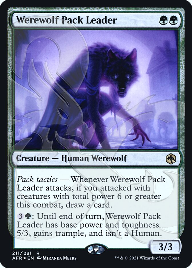 Werewolf Pack Leader (Ampersand Promo) [Dungeons & Dragons: Adventures in the Forgotten Realms Promos] - The Mythic Store | 24h Order Processing