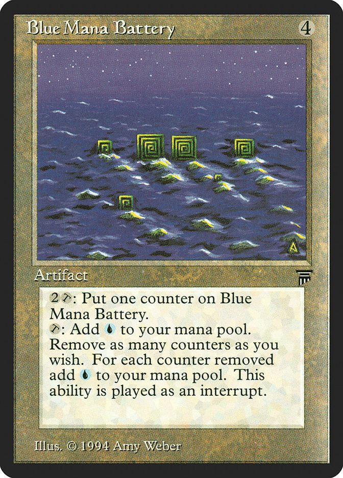 Blue Mana Battery [Legends] - The Mythic Store | 24h Order Processing