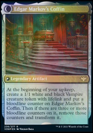 Edgar, Charmed Groom // Edgar Markov's Coffin [Innistrad: Crimson Vow Prerelease Promos] - The Mythic Store | 24h Order Processing