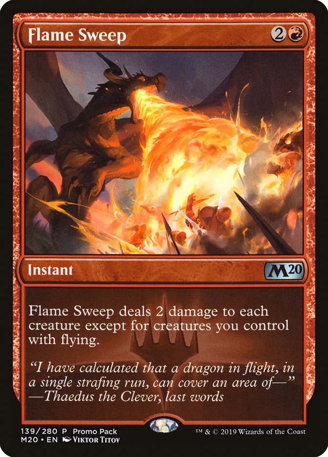 Flame Sweep (Promo Pack) [Core Set 2020 Promos] - The Mythic Store | 24h Order Processing