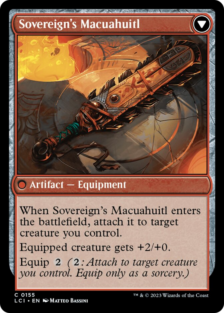 Idol of the Deep King // Sovereign's Macuahuitl [The Lost Caverns of Ixalan] - The Mythic Store | 24h Order Processing