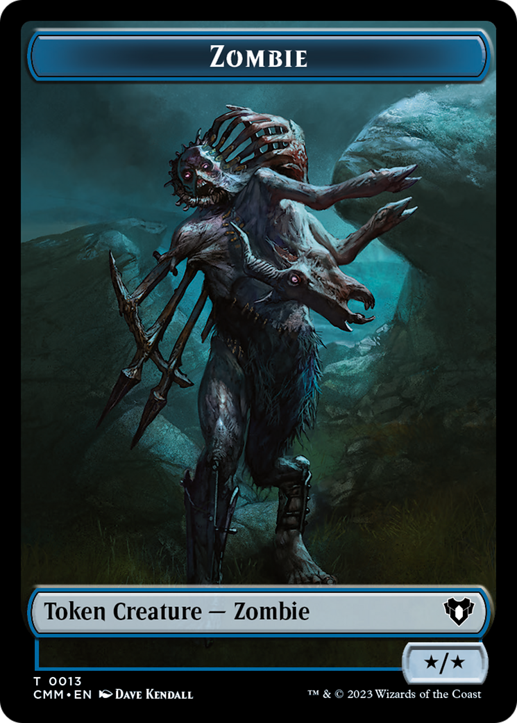 Zombie Token (13) [Commander Masters Tokens] - The Mythic Store | 24h Order Processing