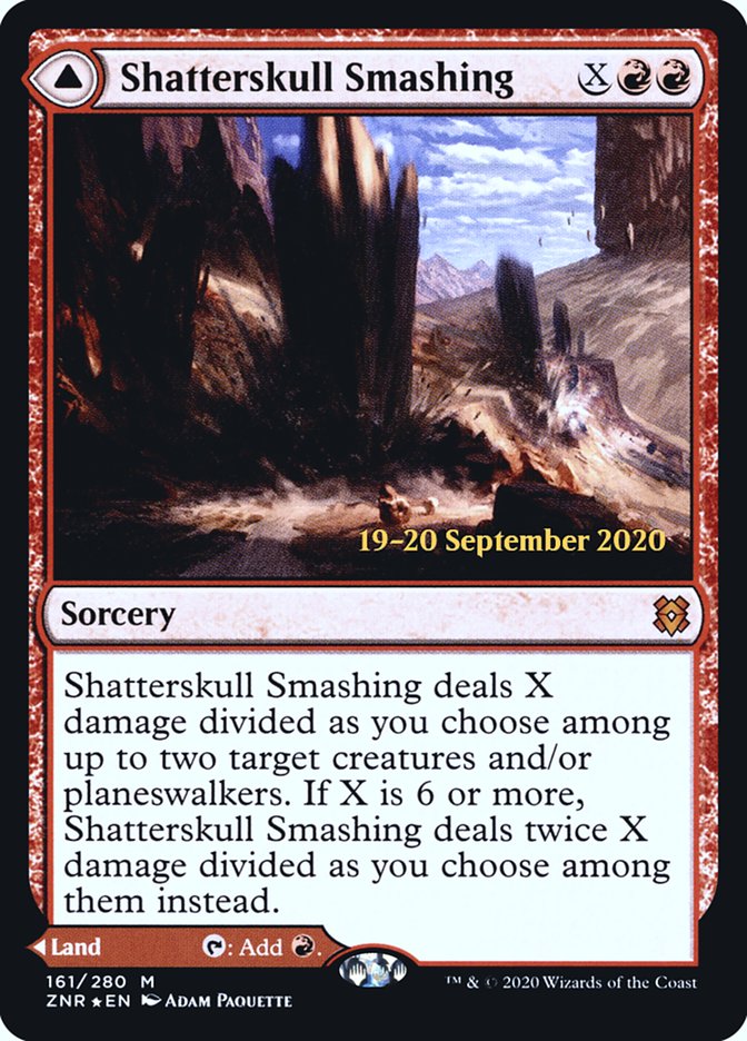 Shatterskull Smashing // Shatterskull, the Hammer Pass [Zendikar Rising Prerelease Promos] - The Mythic Store | 24h Order Processing