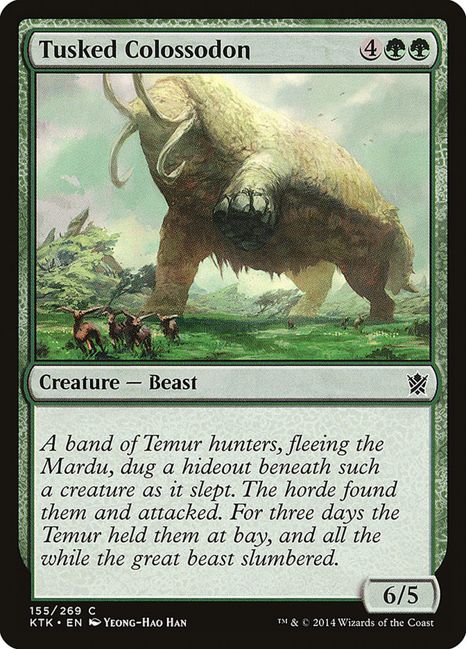 Tusked Colossodon [Khans of Tarkir] - The Mythic Store | 24h Order Processing