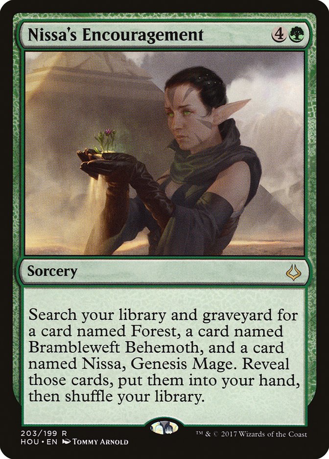 Nissa's Encouragement [Hour of Devastation] - The Mythic Store | 24h Order Processing