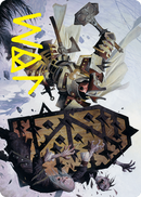 Estwald Shieldbasher Art Card (Gold-Stamped Signature) [Innistrad: Crimson Vow Art Series] - The Mythic Store | 24h Order Processing