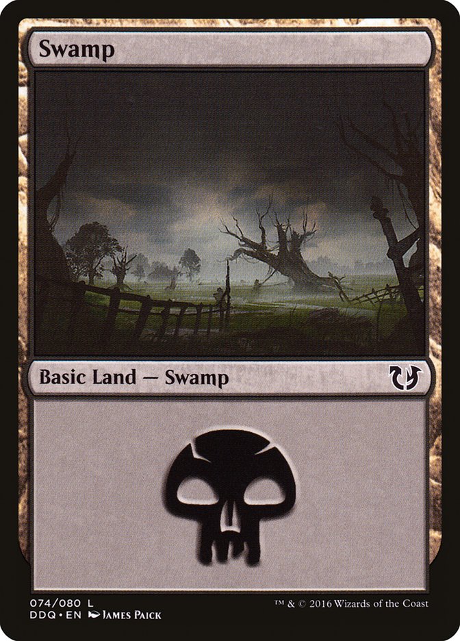 Swamp (74) [Duel Decks: Blessed vs. Cursed] - The Mythic Store | 24h Order Processing