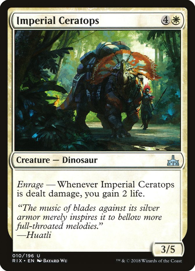 Imperial Ceratops [Rivals of Ixalan] - The Mythic Store | 24h Order Processing