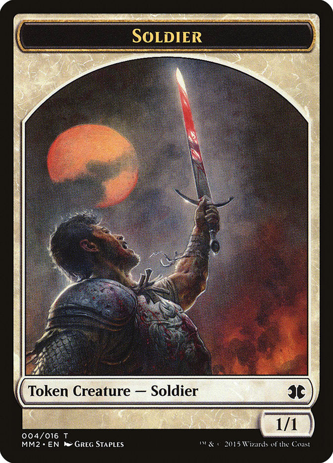 Soldier Token [Modern Masters 2015 Tokens] - The Mythic Store | 24h Order Processing