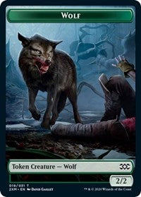 Wolf // Wurm (030) Double-Sided Token [Double Masters Tokens] - The Mythic Store | 24h Order Processing