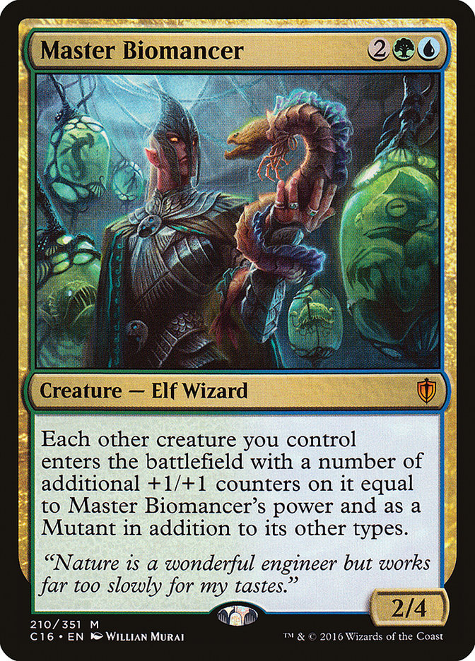 Master Biomancer [Commander 2016] - The Mythic Store | 24h Order Processing