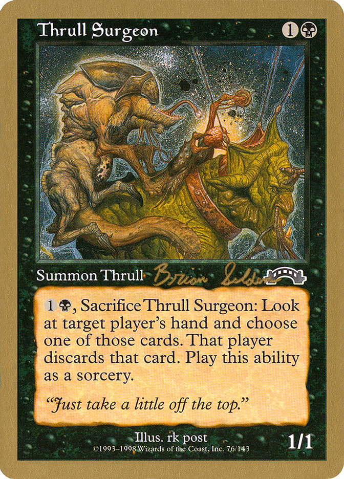 Thrull Surgeon (Brian Selden) [World Championship Decks 1998] - The Mythic Store | 24h Order Processing