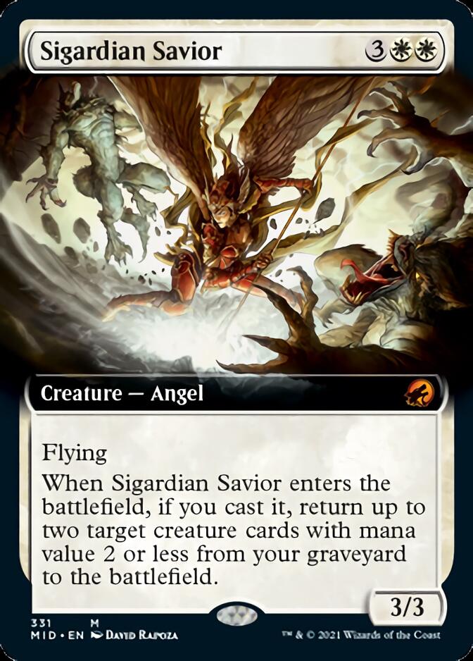 Sigardian Savior (Extended Art) [Innistrad: Midnight Hunt] - The Mythic Store | 24h Order Processing