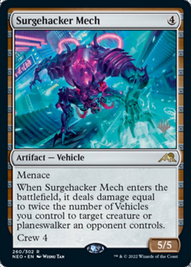 Surgehacker Mech (Promo Pack) [Kamigawa: Neon Dynasty Promos] - The Mythic Store | 24h Order Processing