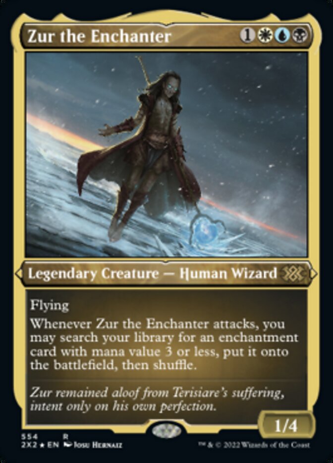 Zur the Enchanter (Foil Etched) [Double Masters 2022] - The Mythic Store | 24h Order Processing