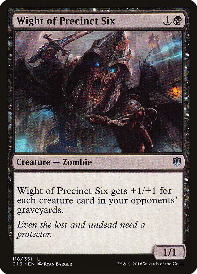 Wight of Precinct Six [Commander 2016] - The Mythic Store | 24h Order Processing