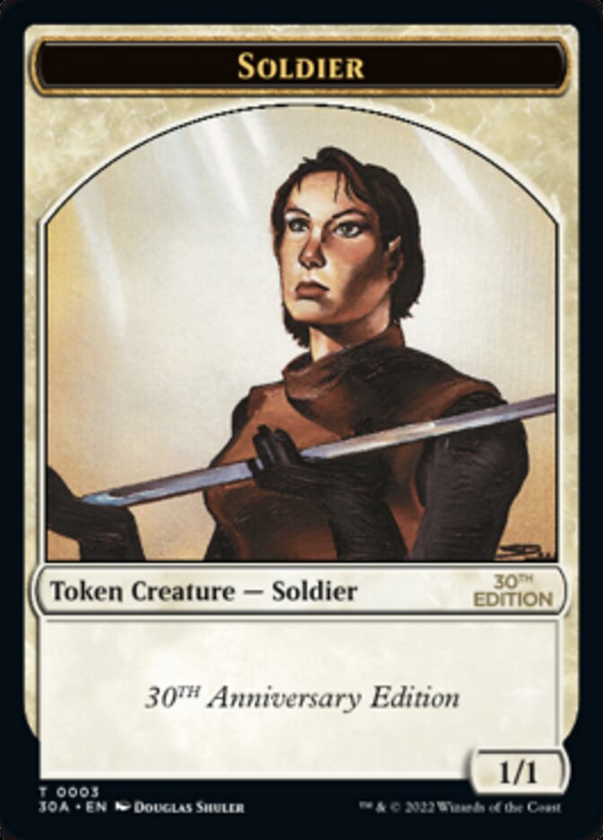 Soldier Token [30th Anniversary Tokens] - The Mythic Store | 24h Order Processing