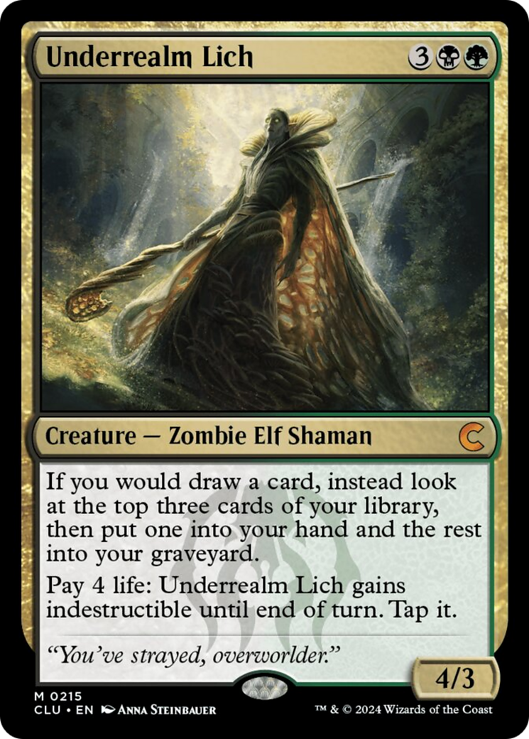 Underrealm Lich [Ravnica: Clue Edition] - The Mythic Store | 24h Order Processing