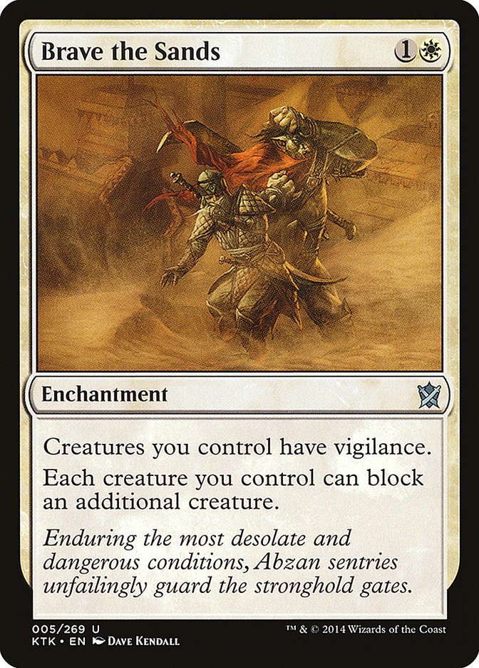 Brave the Sands [Khans of Tarkir] - The Mythic Store | 24h Order Processing